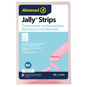 Jally Strip  sachets de 50 barrettes  traitement anti-bactérien des bacs de vitr - 400x400px